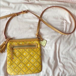 Yellow crossbody dooney & bourke
